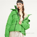 Veste Parka Streetwear de couleur pure en gros pour femmes